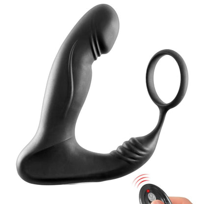 Vibrateur Prostate, Mouvement & Anneau - Blue Junker  | 3 Plaisir, Périnée, Point P & Anus Blue Junker Sensations plus