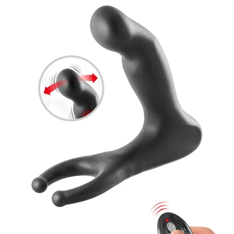 Vibrateur Prostate & Mouvement - Blue Junker F2 | Triple Plaisir, Point P, Périnée & Testicules Blue Junker Sensations plus