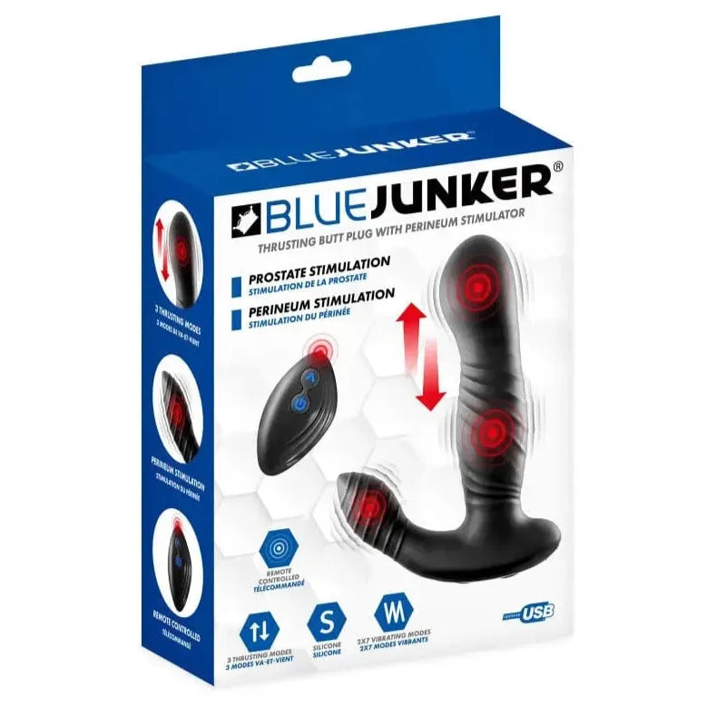 Vibrateur Prostate & va-et-vient - Blue Junker | Triple Plaisir Périnée, Point P, Anus Sensations Plus Sensations plus