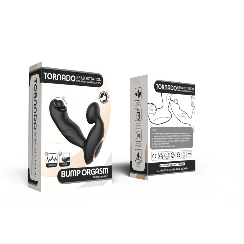 Vibrateur Prostatique - Tornado Bead | Rotation 360° & Vibrations Profondes Secwell Sensations plus