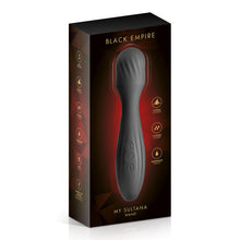 Vibrateur Puissant Wand - Black Empire My Sultana | Masseur Discret 10 Vibrations 17,5 cm Sensations Plus Sensations plus