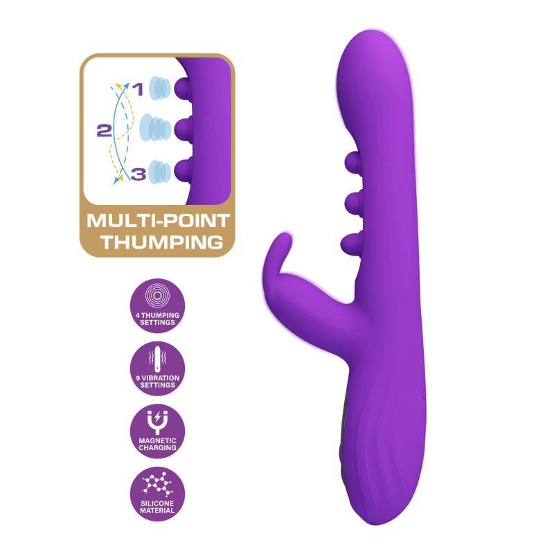 Vibrateur Rabbit Double Stimulation - Sabien | Pretty Love Pretty Love Sensations plus