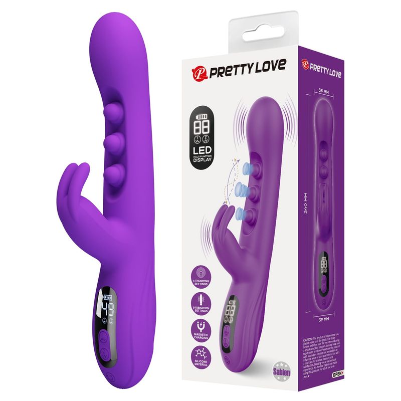 Vibrateur Rabbit Double Stimulation - Sabien | Pretty Love Pretty Love Sensations plus