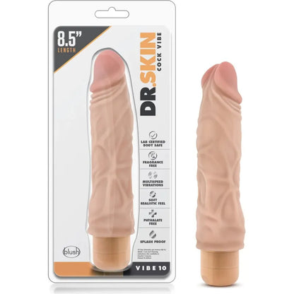 Vibrateur Réaliste - Dr.Skin - Vibe 10 Blush Novelties Sensations plus