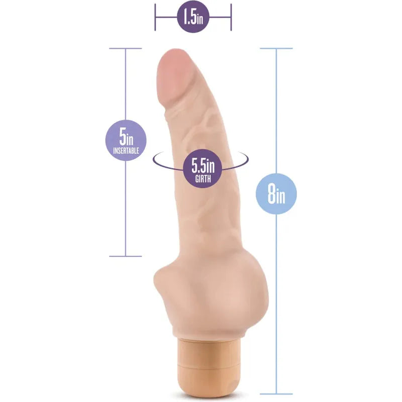 Vibrateur Réaliste - Dr.Skin - Vibe 12 Blush Novelties Sensations plus