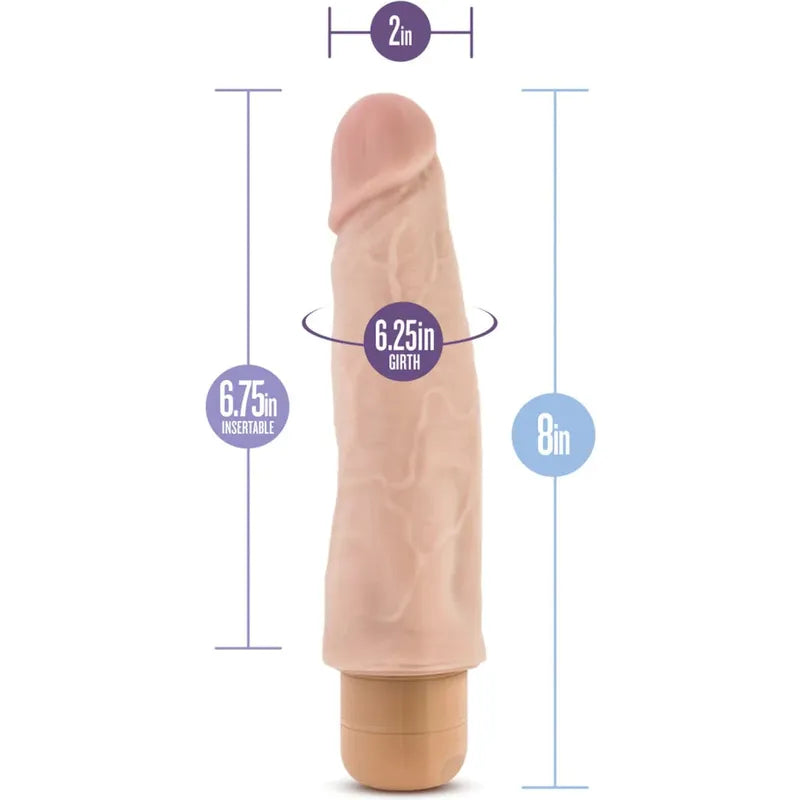 Vibrateur Réaliste - Dr.Skin - Vibe 14 Blush Novelties Sensations plus