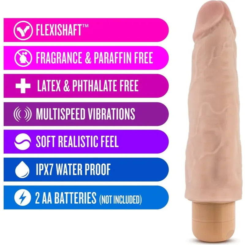 Vibrateur Réaliste - Dr.Skin - Vibe 14 Blush Novelties Sensations plus