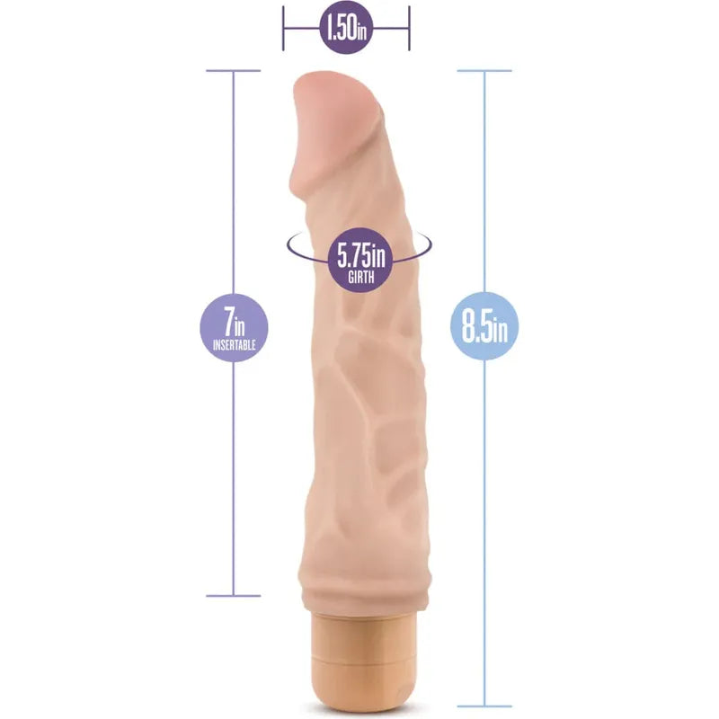 Vibrateur Réaliste - Dr.Skin - Vibe 6 Blush Novelties Sensations plus