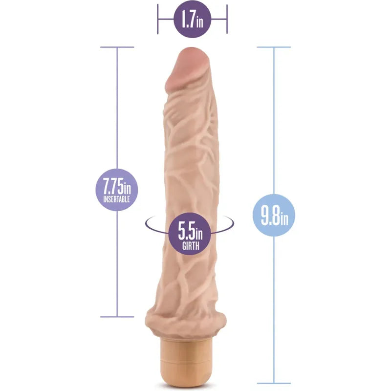 Vibrateur Réaliste - Dr.Skin - Vibe 8 Blush Novelties Sensations plus