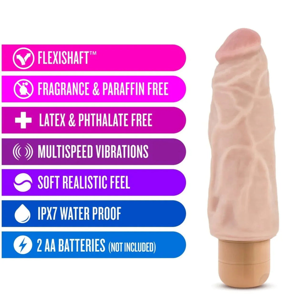 Vibrateur Réaliste - Dr.Skin - Vibe 9 Blush Novelties Sensations plus