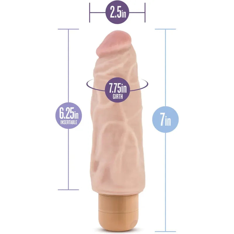 Vibrateur Réaliste - Dr.Skin - Vibe 9 Blush Novelties Sensations plus