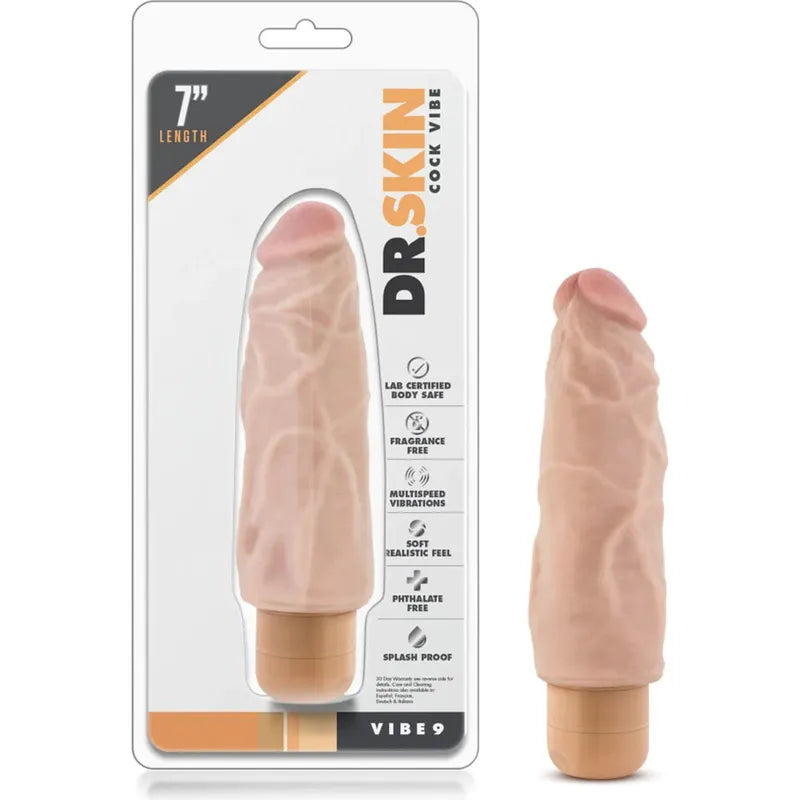 Vibrateur Réaliste - Dr.Skin - Vibe 9 Blush Novelties Sensations plus