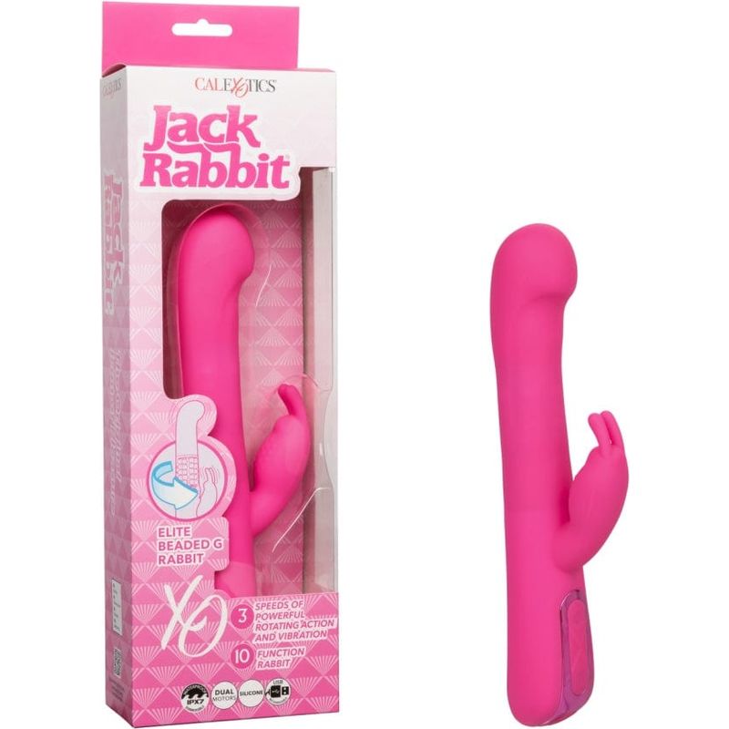 Vibrateur Rotation - Jack Rabbit - Elite Beaded G Rabbit CalExotics Sensations plus