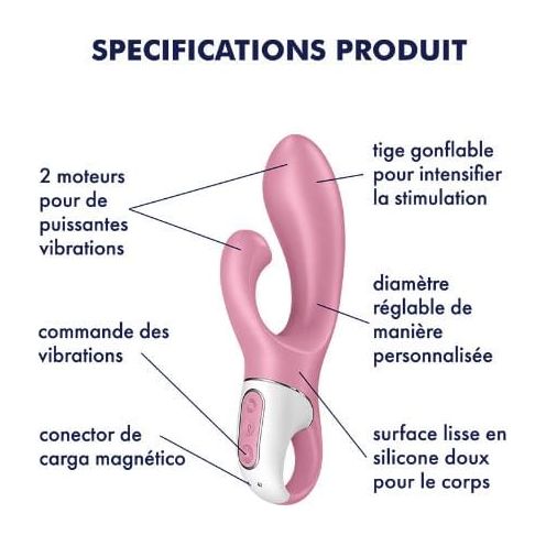 Vibrateur - Satisfyer - Air Pump Bunny 2 Satisfyer Sensations plus