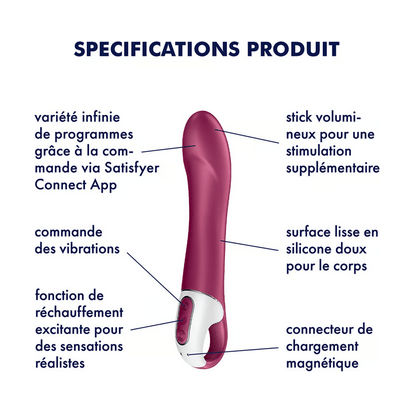 Vibrateur - Satisfyer - Big Heat Connect App Satisfyer Sensations plus