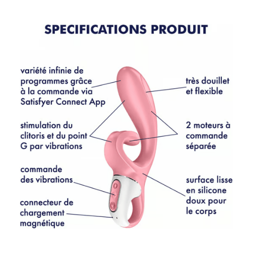 Vibrateur - Satisfyer - Hug Me Satisfyer Sensations plus