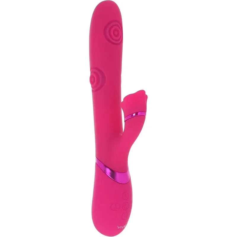Vibrateur Triple Moteur Ultra-Puissant - VIVE Fiore | Succion & Tapotement Vive Sensations plus