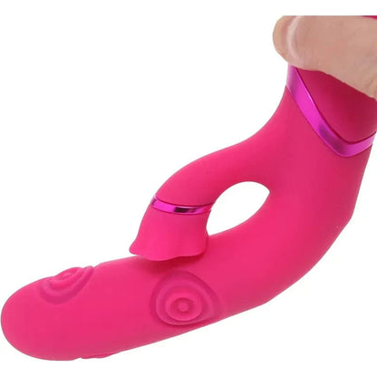 Vibrateur Triple Moteur Ultra-Puissant - VIVE Fiore | Succion & Tapotement Vive Sensations plus