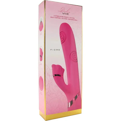 Vibrateur Triple Moteur Ultra-Puissant - VIVE Fiore | Succion & Tapotement Vive Sensations plus