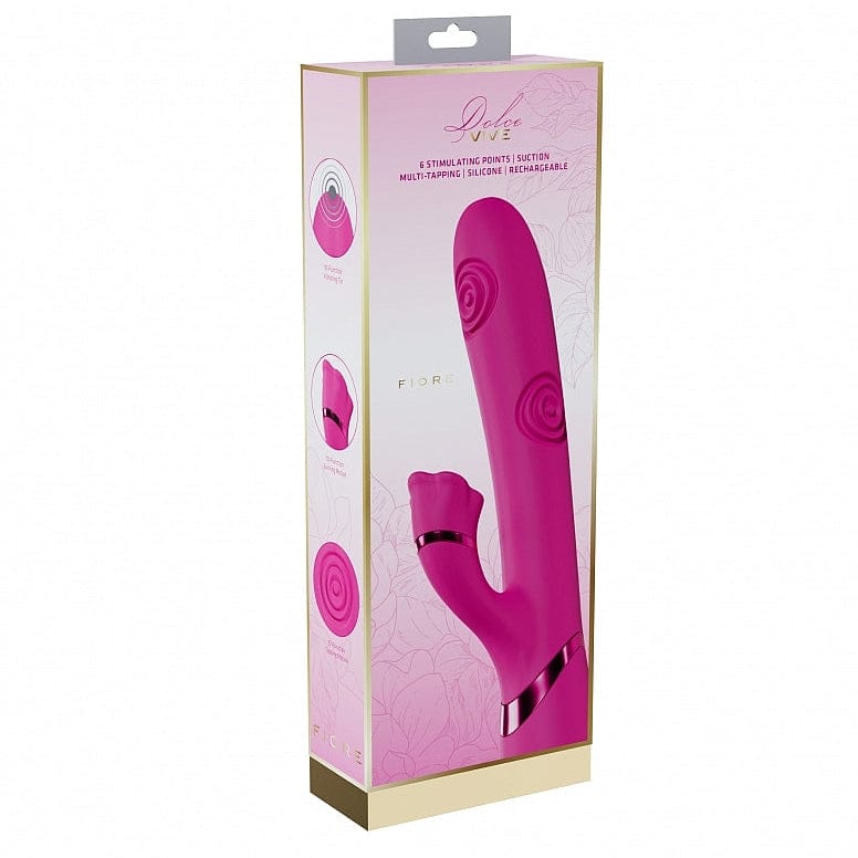 Vibrateur Triple Moteur Ultra-Puissant - VIVE Fiore | Succion & Tapotement Vive Sensations plus