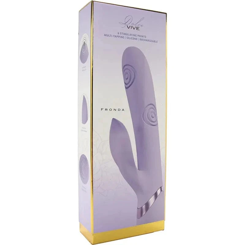 Vibrateur Triple Moteur - VIVE Fronda | Vibration & Tapotement Ultra-Puissant Vive Sensations plus