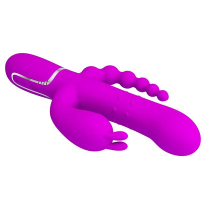 Vibrateur Triple Stimulation - Pretty Love Cammy | Clitoris, Point G, Anal & Perles Roulantes Pretty Love Sensations plus