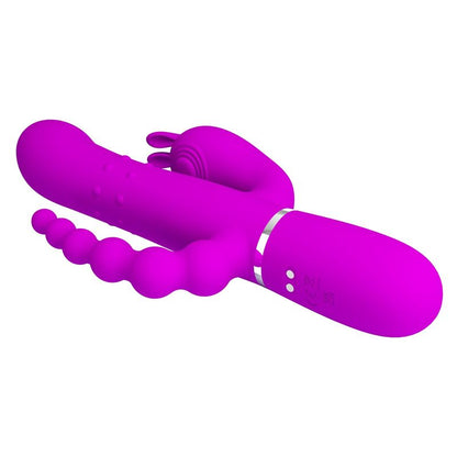 Vibrateur Triple Stimulation - Pretty Love Cammy | Clitoris, Point G, Anal & Perles Roulantes Pretty Love Sensations plus