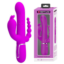 Vibrateur Triple Stimulation - Pretty Love Cammy | Clitoris, Point G, Anal & Perles Roulantes Pretty Love Sensations plus