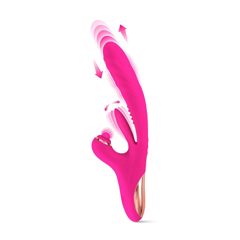 Vibrateur Triple Stimulations & Va-et-Vient - Sassy 3-en-1 | Yoba Paris Yoba Paris Sensations plus