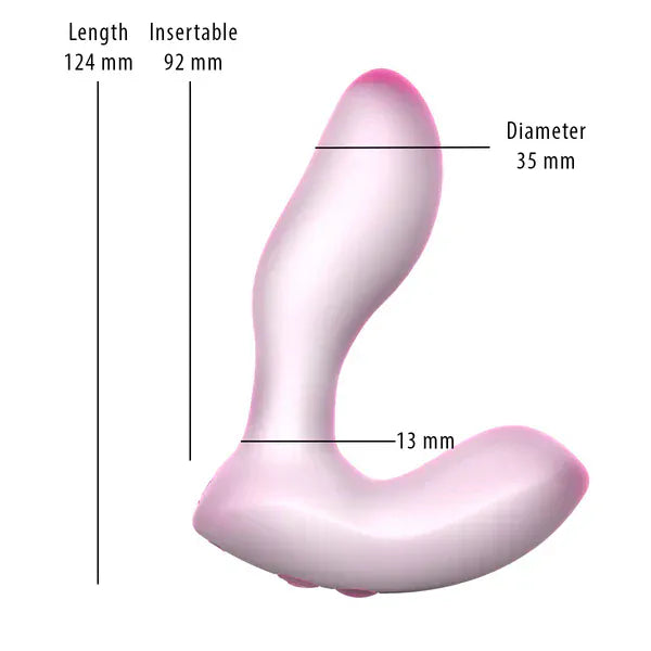 Vibrateur Unisexe - Softies 5” Silicone | Double Stimulation Point G ou Point P, Doux & Étanche Softies Sensations plus