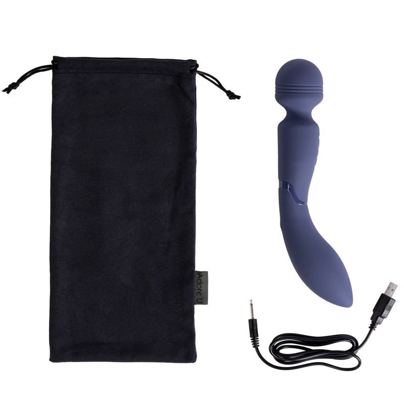 Vibrateur Wand 2 en 1 - Celestia Noxa Adore U | Clitoris ou Vaginale Celestia - Adore U Sensations plus