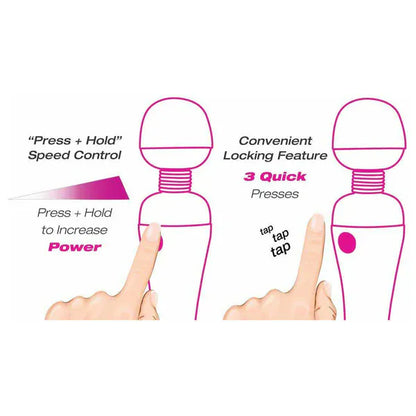 Vibrateur Wand - PalmPower Massager | Rechargeable & Étanche Palm power Sensations plus