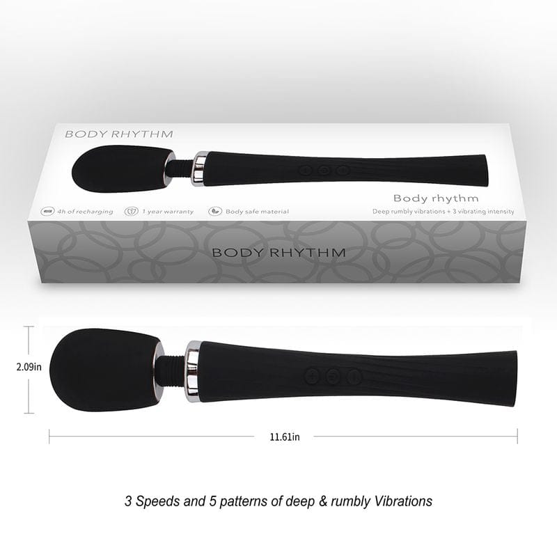 Vibrateur Wand Rechargeable - Body Rhythm Ryra | Puissances & Vibrations Profondes Body Rhythm Sensations plus