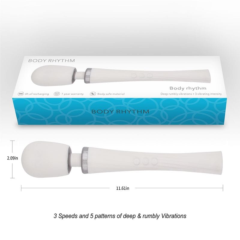 Vibrateur Wand Rechargeable - Body Rhythm Ryra | Puissances & Vibrations Profondes Body Rhythm Sensations plus