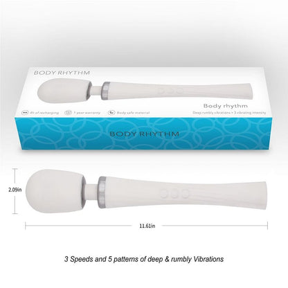 Vibrateur Wand Rechargeable - Body Rhythm Ryra | Puissances & Vibrations Profondes Body Rhythm Sensations plus