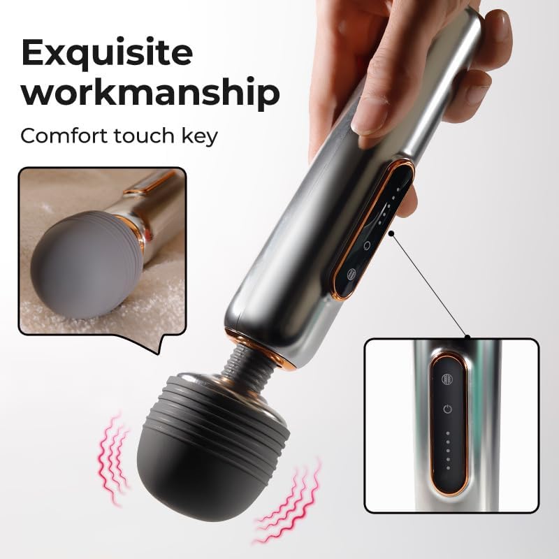Vibrateur Wand Secwell Vibromasseur Wand de luxe Puissant en Silicone Sensations Plus Vibrateur Wand Secwell Vibromasseur Wand de luxe Puissant en Silicone Sensations Plus