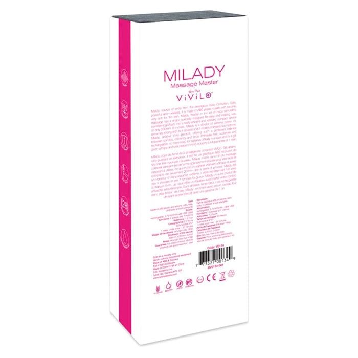 Vibromasseur - Vivilo - Milady Vivilo Sensations plus