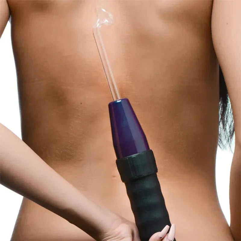 Zeus Twilight Wand - Baguette Électrosex 110V | 4 électrodes lumineuses en Verre Zeus Sensations plus