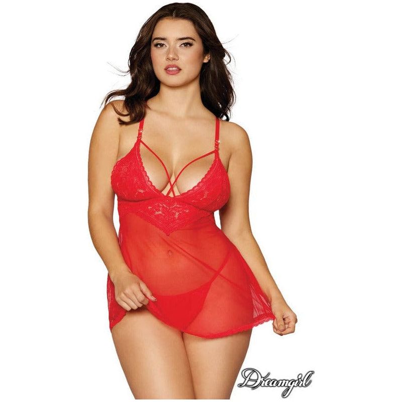 Lingerie Dreamgirl - Babydoll 12701 Dreamgirl Sensations plus