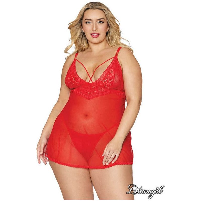 Lingerie Dreamgirl - Babydoll 12701 Dreamgirl Sensations plus