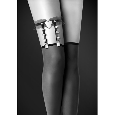 Accessoire - Bijoux Pour Toi - Jarretière Avec Coeur et Dentelle Bijoux pour toi Sensations plus