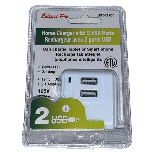 Accessoire - Chargeur - Rechargeur avec 2 ports USB Chateau Manis Electronics Sensations plus