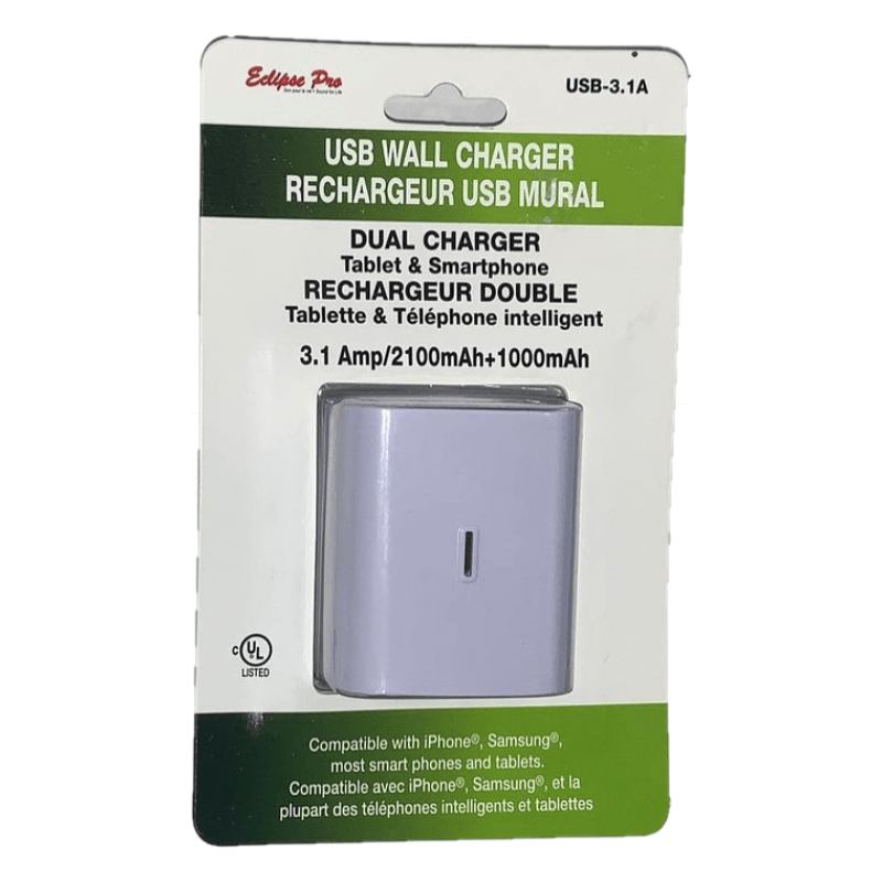 Accessoire - Chargeur - Rechargeur double USB mural Chateau Manis Electronics Sensations plus