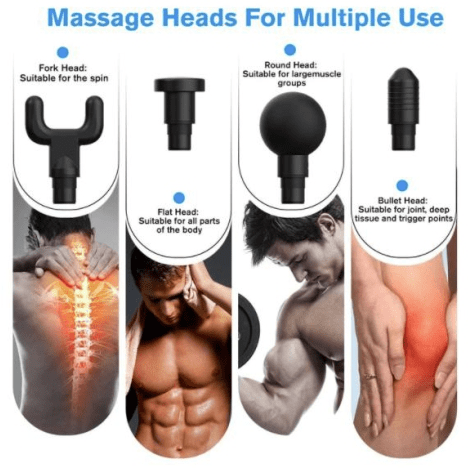 Accessoire de Massage - Pistolet de Massage Motorisé Musculaire CM Sensations plus