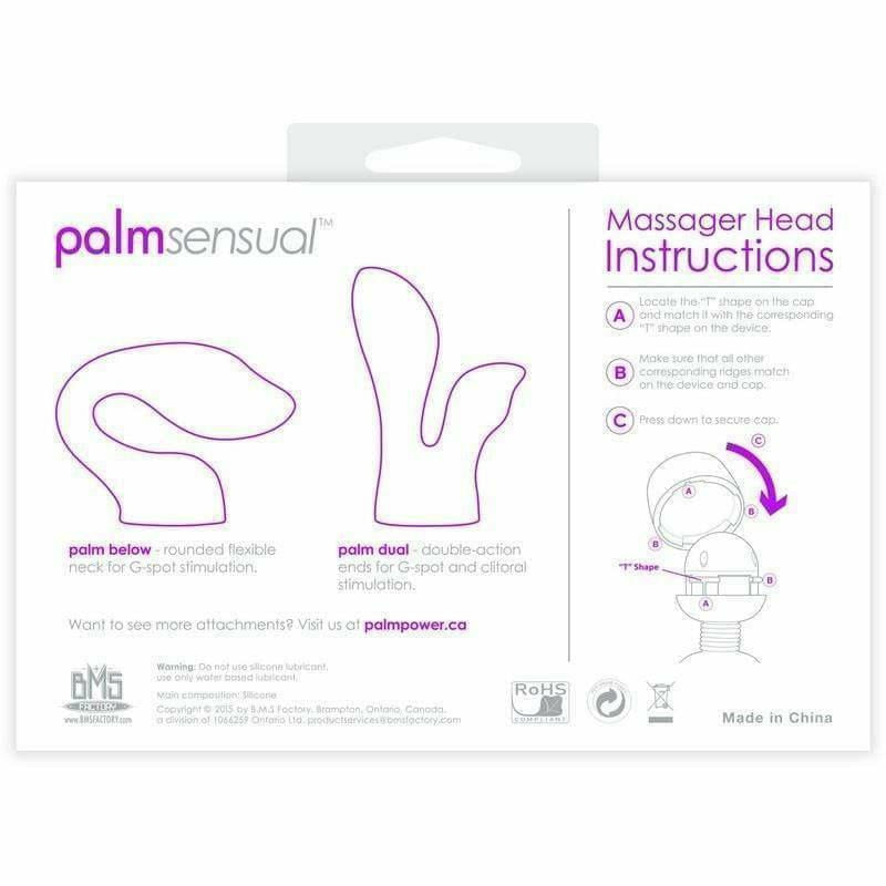 Accessoire - Palm Sensual Head - 2 Attachements Palm power Sensations plus