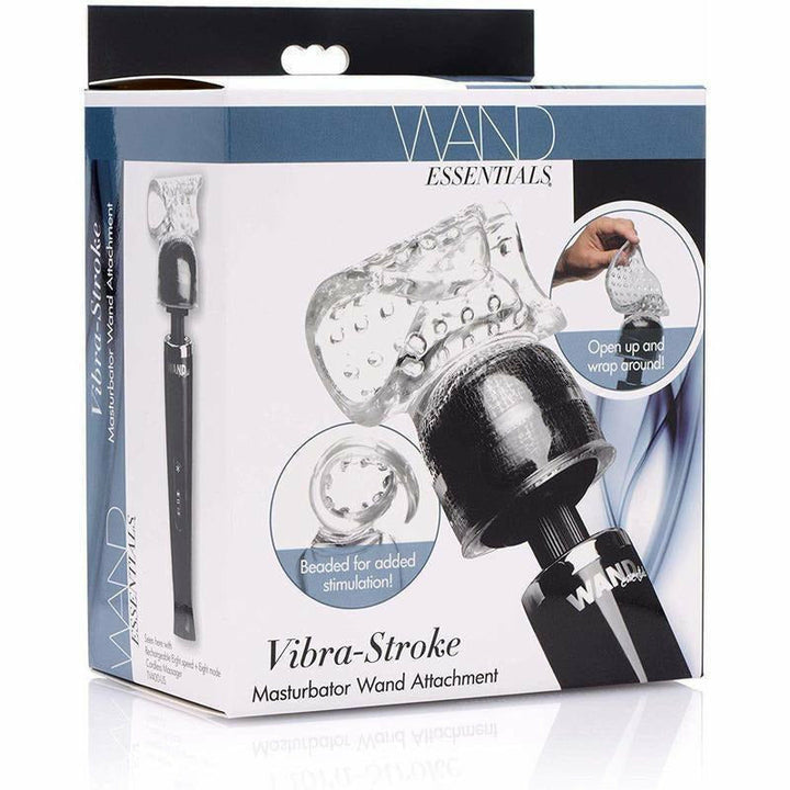 Accessoire - Wand Essentials - Vibra-Stroke Masturbator Attachment Wand Essentials Sensations plus
