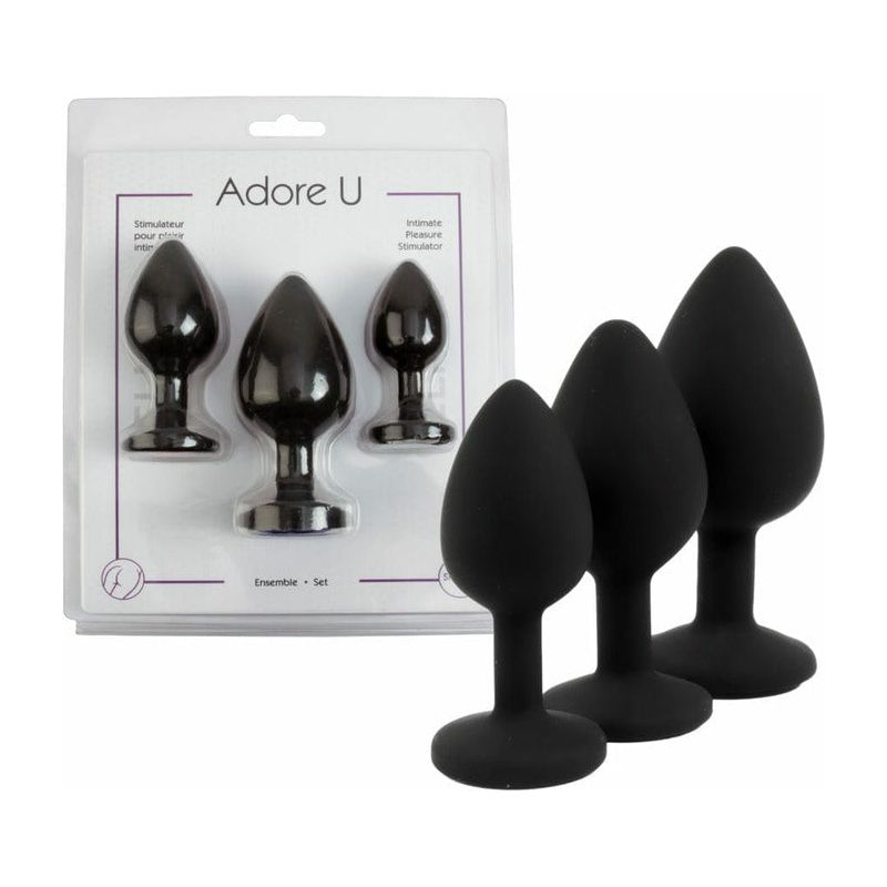 Anal - Adore U - Kit de Plug Elisa Adore U Sensations plus