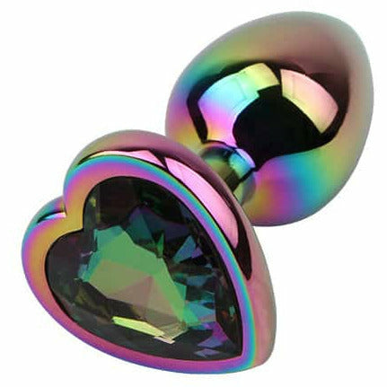 Anal - Hi-Basic - Rainbow Heart Butt Plug Hi-Basic Sensations plus