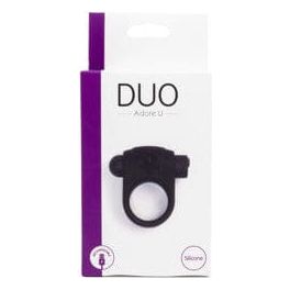 Anneau D'érection Vibrant - Adore U Duo - Anneau Vibrant Texture Adore U Sensations plus