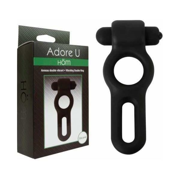 Anneau D'érection Vibrant - Adore U Höm - Anneau Double Vibrant Adore U Sensations plus